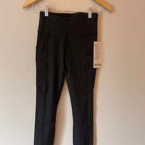 Lululemon, Fast and Free HR Tight 25”, Black, New With Tags